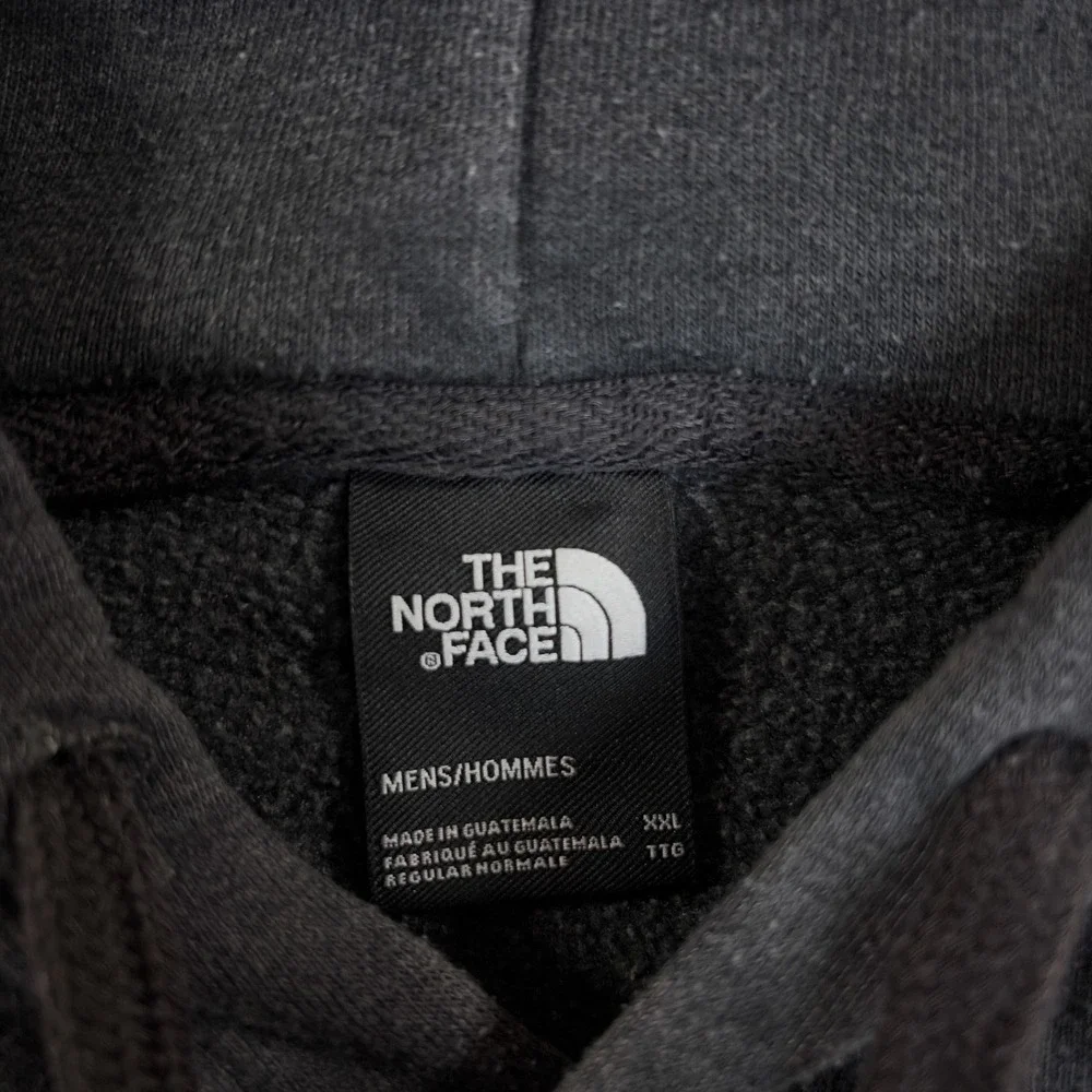 The North Face Hoodie Mens XXL Gray Pullover Logo Fleece Sweatshirt